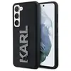 Image de Karl Lagerfeld KLHCS3DMBKCK S921 czarny/black étui rigide 3D Rubber Glitter Logo (Samsung Galaxy S24), Coque pour téléphone portable, Noir