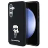 Image de Karl Lagerfeld Silicone Ikonik Metal Pin - Coque Samsung Galaxy S24 (noir)