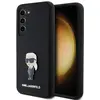 Image de Karl Lagerfeld KLHCSSMHKNPK S921 czarny/black Silicone Ikonik Metal Pin (Samsung Galaxy S24), Coque pour téléphone portable, Noir
