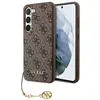Image de Guess GUHCSA35GF4GBR A35 A356 br zowy/brown hardcase 4G Charms Collection (Samsung Galaxy A35), Coque pour téléphone portable, Marron