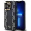 Image de DKNY DKHMP14XPCPVSLK iPhone 14 Pro Max 6.7" czarny/black hardcase Leather Checkered Mono Pattern Mag (Apple iPhone 14 Pro Max), Coque pour téléphone portable, Noir