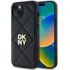 Image de DKNY DKHCP15MPQDSLK iPhone 15 Plus 6.7" czarny/black Logo de la pile matelassée (Apple iPhone 15 Plus), Coque pour téléphone portable, Noir