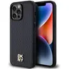Image de DKNY DKHMP13XPSHRPSK iPhone 13 Pro Max 6.7" czarny/black hardcase Motif cuir Métal Logo MagSafe (Apple iPhone 13 Pro Max), Coque pour téléphone portable, Noir