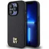 Image de DKNY DKHMP14LPSHRPSK iPhone 14 Pro 6.1" czarny/black hardcase Motif cuir Métal Logo MagSafe (Apple iPhone 14 Pro), Coque pour téléphone portable, Noir