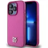 Image de DKNY PU Leather Motif répétitif Stack Logo Magsafe Case pour iPhone 15 Pro Rose (Apple iPhone 15 Pro), Coque pour téléphone portable, Pink