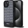 Image de DKNY DKHMP15SPSOSPK iPhone 15 / 14 / 13 6.1" czarny/black étui rigide en cuir Motif imprimé Log en métal (Apple iPhone 15), Coque pour téléphone portable, Noir, Blanc