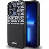 Image de DKNY PU Cuir Motif Répétition Etui de Poche Carte pour iPhone 15 Pro Max Noir (Apple iPhone 15 Pro Max), Coque pour téléphone portable, Noir