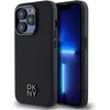 Image de DKNY PU Leather Stack Logo Magsafe Case for iPhone 15 Pro Black (Apple iPhone 15 Pro), Coque pour téléphone portable, Noir
