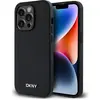 Image de DKNY Grained PU Leather Case pour Apple iPhone 14 Pro - noir (Apple iPhone 14 Pro), Coque pour téléphone portable, Noir