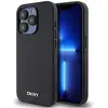 Image de DKNY PU Leather Silver Metal Logo Magsafe Case for iPhone 15 Pro Max Black (Apple iPhone 15 Pro Max), Coque pour téléphone portable, Noir