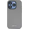Image de DKNY PU Leather Silver Metal Logo Magsafe Case for iPhone 15 Pro Max Grey (Apple iPhone 15 Pro Max), Coque pour téléphone portable, Gris