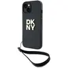 Image de DKNY DKHCP15MPBSWSK iPhone15 Plus 6.7" czarny/black hardcase Wrist Strap Stock Logo, Bandoulière pour smartphone, Noir