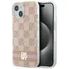 Image de DKNY DKHMP15SHCPTSP iPhone 15 / 14 / 13 6.1" ró owy/pink hardcase IML Checkered Mono Pattern & Print (Apple iPhone 13, Apple iPhone 14, Apple iPhone 15), Coque pour téléphone portable, Pink, Rose