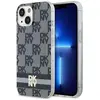 Image de DKNY DKHMP14SHCPTSK iPhone 14 / 15 / 13 6.1" czarny/black hardcase IML Checkered Mono Pattern & Prin (Apple iPhone 13, Apple iPhone 14, Apple iPhone 15), Coque pour téléphone portable, Noir