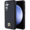 Image de DKNY DKHMSPSHRPSK S921 czarny/black hardcase Motif cuir Métal Logo MagSafe (Samsung Galaxy S24), Coque pour téléphone portable, Noir
