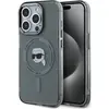 Image de Karl Lagerfeld IML Karl Head Metal Frame MagSafe Case for iPhone 15 Pro Max Black (Apple iPhone 15 Pro Max), Coque pour téléphone portable, Transparent