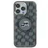 Image de Coque pour iPhone 15 Plus - Karl Lagerfeld IML MagSafe (KLHMP15MHMCMCKKMHMHK) - Monogramme Tête Karl&Choupette