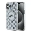Image de Coque pour iPhone 15 Pro - Karl Lagerfeld IML MagSafe (KLHMP15LHMCKMMHT) - Monogramme Transparent Tête Karl&Choupette