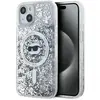 Image de Karl Lagerfeld KLHMP14SLGCHSGH iPhone 14 / 15 / 13 6.1" étui rigide transparent paillettes liquides Choupett (Apple iPhone 13, Apple iPhone 14), Coque pour téléphone portable, Transparent