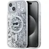 Image de Karl Lagerfeld KLHMP15SLGCHSGH iPhone 15 / 14 / 13 6.1" étui rigide transparent paillettes liquides Choupett (Apple iPhone 13, Apple iPhone 15), Coque pour téléphone portable, Transparent