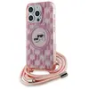 Image de Karl Lagerfeld KLHMP15LHCKCKLCP iPhone 15 Pro 6.1" ró owy/pink hardcase IML Crossbody Monogram Karl (Apple iPhone 15 Pro), Coque pour téléphone portable, Pink, Rose