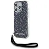 Image de Karl Lagerfeld KLHCP15XHZBPKCCU iPhone 15 Pro Max 6.7" fioletowy/pourpre Zebra With Cord (Apple iPhone 15 Pro Max), Coque pour téléphone portable, Violet, Multicolore