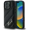Image de Karl Lagerfeld KLHCP16LPQDSMGK iPhone 16 Pro 6.3" czarny/black hardcase Quilted Signature (Apple iPhone 16 Pro), Coque pour téléphone portable, Noir
