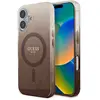 Image de Guess GUHMP16MHGRCELW iPhone 16 Plus 6.7" br zowy/brown hardcase IML Glitter Gradient MagSafe (Apple iPhone 16 Plus), Coque pour téléphone portable, Marron