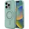 Image de Guess GUHMP16LPFTDTEN iPhone 16 Pro 6.3" zielony/green hardcase IML Rhinestones MagSafe (Apple iPhone 16 Pro), Coque pour téléphone portable, Vert