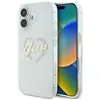 Image de Guess GUHCP16SHCHGSPT iPhone 16 6.1" prze roczysty/transparent hardcase IML Heart (Apple iPhone 16), Coque pour téléphone portable, Transparent