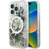 Image de Guess GUHMP16LLFMWTE iPhone 16 Pro 6.3" be owy/beige hardcase Liquid Glitter Flower MagSafe (Apple iPhone 16 Pro), Coque pour téléphone portable, Beige