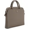 Image de Guess PU Grained Triangle Logo Computer Bag 15/16 - brown (16"), Sac pour notebook, Beige, Marron