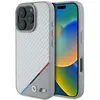 Image de BMW BMHMP16L23PUDTS iPhone 16 Pro 6.3" szary/grey hardcase M Carbon Tricolor Line MagSafe (Apple iPhone 16 Pro), Coque pour téléphone portable, Gris, Argent