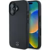 Image de Mercedes MEHMP16S23RBARK iPhone 16 6.1" czarny/black hardcase Textured And Plain Leather MagSafe (Apple iPhone 16), Coque pour téléphone portable, Noir