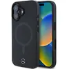 Image de Mercedes MEHMP16S23RCMK iPhone 16 6.1" czarny/black hardcase Plain Smooth Leather MagSafe (Apple iPhone 16), Coque pour téléphone portable, Noir