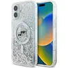 Image de Karl Lagerfeld KLHMP16SLGKCSGH iPhone 16 6.1" hardcase transparent Liquid Glitter Karl&Choupette Hea (Apple iPhone 16), Coque pour téléphone portable, Transparent