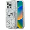 Image de Karl Lagerfeld KLHMP16LLGKCSGH iPhone 16 Pro 6.3" hardcase transparent Liquid Glitter Karl&Choupette (Apple iPhone 16 Pro), Coque pour téléphone portable, Transparent