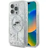 Image de Karl Lagerfeld KLHMP16XLGKCSGH iPhone 16 Pro Max 6.9" hardcase transparent Liquid Glitter Karl&Choup (Apple iPhone 16 Pro Max), Coque pour téléphone portable, Transparent