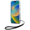 Image de Karl Lagerfeld KLHCP16SHZBPKCCK iPhone 16 6.1" czarny/black hardcase IML Zebra Pattern & Cord (Apple iPhone 16), Coque pour téléphone portable, Noir