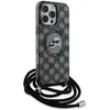 Image de Karl Lagerfeld KLHMP16XHCKCKLCK iPhone 16 Pro Max 6.9" czarny/black hardcase IML Crossbody Monogr (Apple iPhone 16 Pro Max), Coque pour téléphone portable, Noir