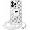 Image de Karl Lagerfeld KLHMP16SHCKCKLCT iPhone 16 6.1" transparent hardcase IML Crossbody Monogram Karl & (Apple iPhone 16), Coque pour téléphone portable, Transparent