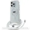 Image de Coque pour iPhone 16 - Karl Lagerfeld IML Crossbody MagSafe (KLHMP16SHCKHNT) - Tête de Karl transparente