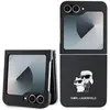 Image de Karl Lagerfeld KLHCZF6SAPKCNPK Z Flip6 F741czarny/black Pin en métal saffiano (Samsung Galaxy Z Flip6, Samsung Galaxy Z Flip7 FE), Coque pour téléphone portable, Noir