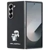 Image de Coque pour Galaxy Z Fold 6 Design Karl et Choupette avec Finition Grainée Karl Lagerfeld Noir