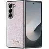 Image de Guess GUHCZFD6HGGSHP Z Fold6 F956 ró owy/pink hardcase 4G Glitter Script (Samsung Galaxy Z Fold6), Coque pour téléphone portable, Rose, Pink