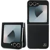 Image de Mercedes MEHMZF623RBGVK Z Flip6 F741 czarny/black Leather Wood Imitation MagSafe (Samsung Galaxy Z Flip6, Samsung Galaxy Z Flip7 FE), Coque pour téléphone portable, Noir