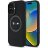 Image de BMW BMHMP16S23SROK iPhone 16 6.1" czarny/black hardcase M Silicone Printed Ring MagSafe (Apple iPhone 16), Coque pour téléphone portable, Noir