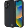 Image de Mercedes MEHMP16S23RURBK iPhone 16 6.1" czarny/black hardcase MB Blue Line Leather MagSafe (Apple iPhone 16), Coque pour téléphone portable, Noir
