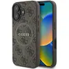 Image de Guess GUHMP16SG4GFRW iPhone 16 6,1" br zowy/brown MagSafe PU 4G Ring Classic Logo (Apple iPhone 16), Coque pour téléphone portable, Marron