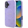 Image de Guess GUHMP16SPSAPSMEU iPhone 16 6,1" fioletowy/pourpre HC MagSafe Safiano Peony Classic Logo (Apple iPhone 16), Coque pour téléphone portable, Violet